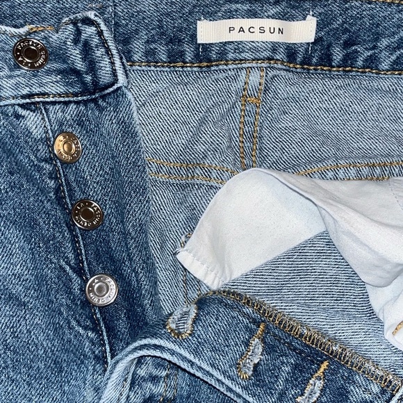 PacSun High Rise Bootcut Jeans - size 27 - medium wash denim - Picture 3 of 4